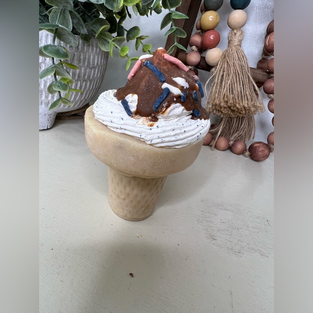 Brand New-Fiora Soap Co-Cream + Cone Homemade Soap